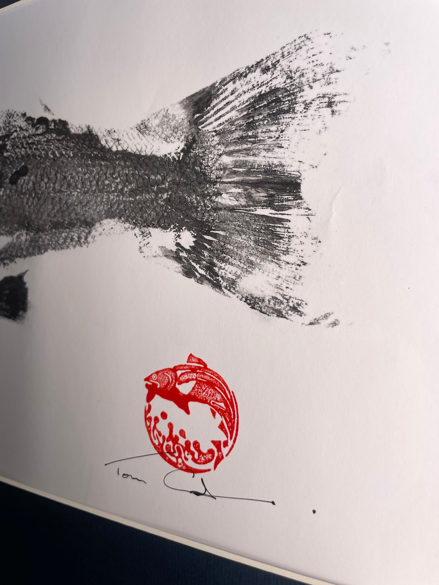 Salmon Print Blood Brothers Print