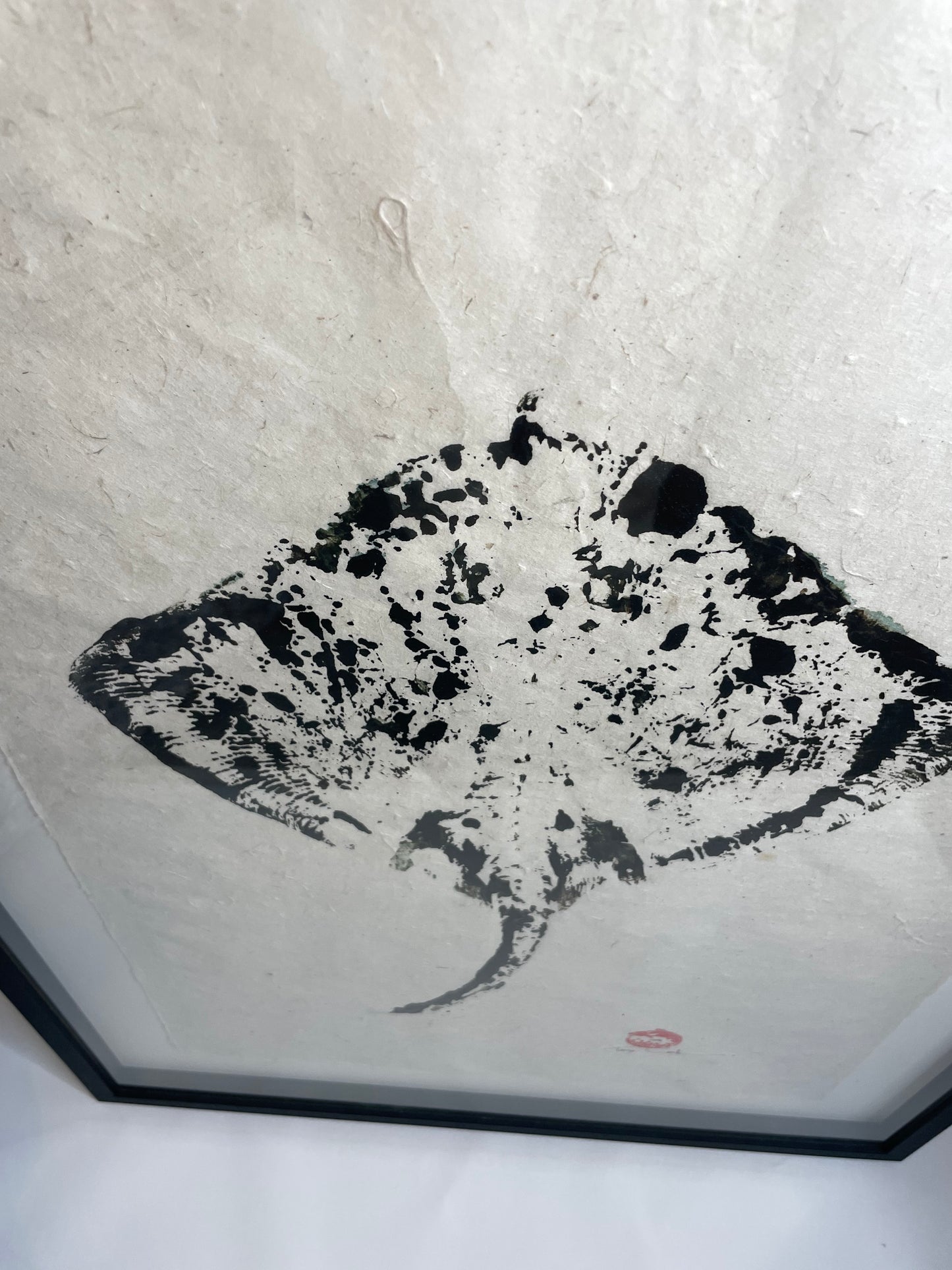 Original Thornback Ray on Handmade Paper